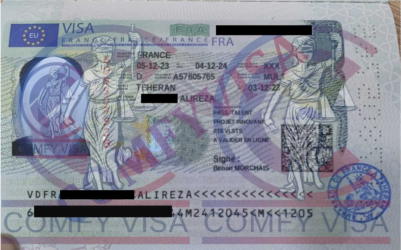 ویزا تلنت فرانسه